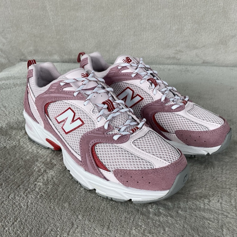 New Balance 530 Womens Size 10 Rosewood Pink White Suede Running Shoes NEW
